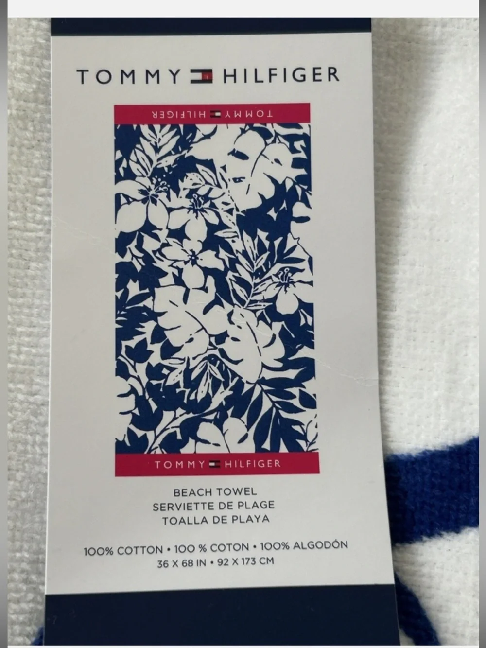🆕 Tommy Hilfiger Beach Towel